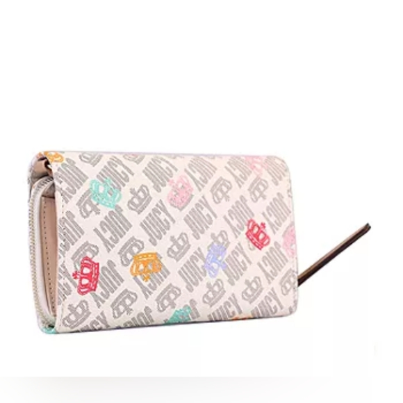 🆕JUICY COUTURE ROYAL SPORT WALLET CROSSBODY,REPEAT LOGO-PRINT 🆕 - Picture 4 of 5